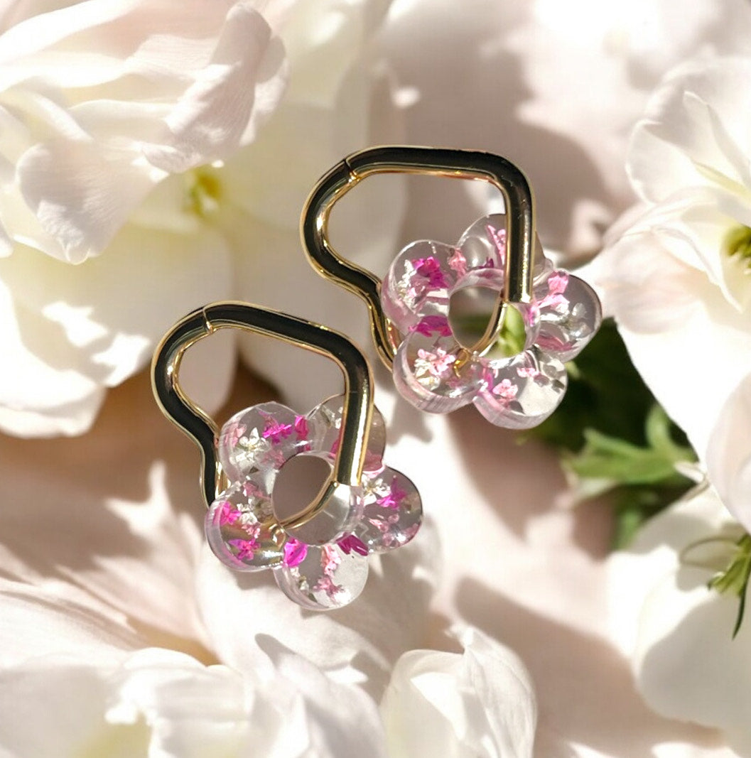 L' éclat fleury (collection boucles d'oreilles)
